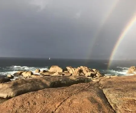 Semesterbostad Casa De Carmen Banera, Chimeneas De Lena Y Terraza Corcubión