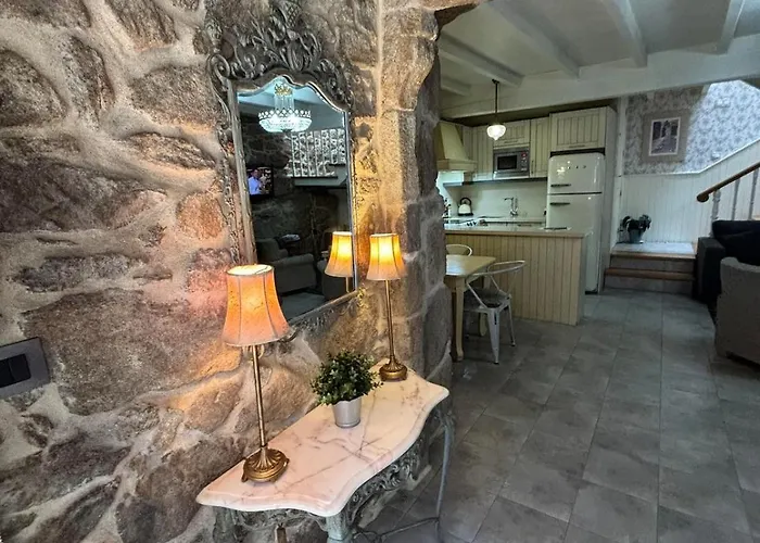 Casa De Carmen Banera, Chimeneas De Lena Y Terraza Σπίτι διακοπών Corcubión