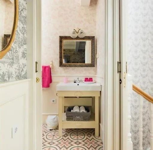 Casa De Carmen Banera, Chimeneas De Lena Y Terraza Коркубион